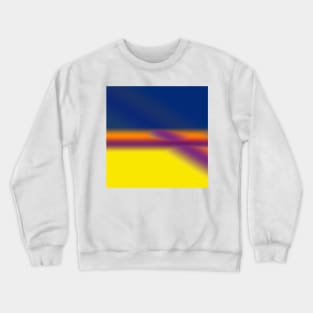 blue yellow pink texture design Crewneck Sweatshirt